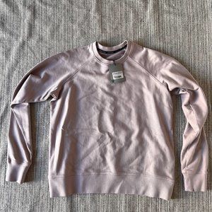 CANADA GOOSE LOGO CREW SWEATSHIRT in Lilac